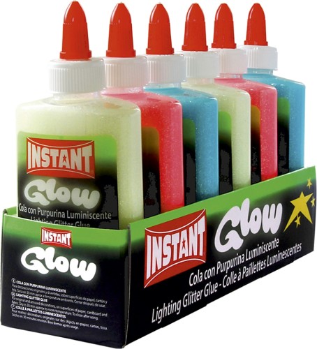KLEJ W PŁYNIE KOLOROWY FLUORESCENCYJNY W PŁASKIEJ BUTELCE 147 ML 15271