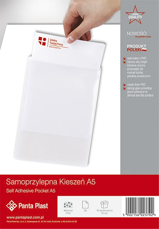 SAMOPRZYLEPNA KIESZEŃ U A4 - 10 szt.
