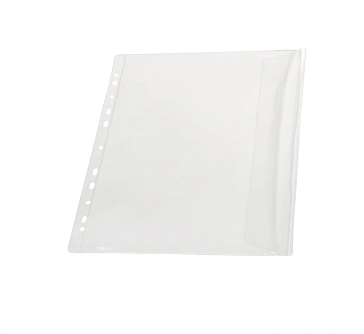 KOSZULKA Z KLAPKĄ BOCZNĄ DO WPINANIA A4 PVC x 10 szt.