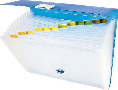 TECZKA Z RĄCZKĄ A4 HARMONIJKA 13 PRZEGRÓD 4306 - FOCUS
