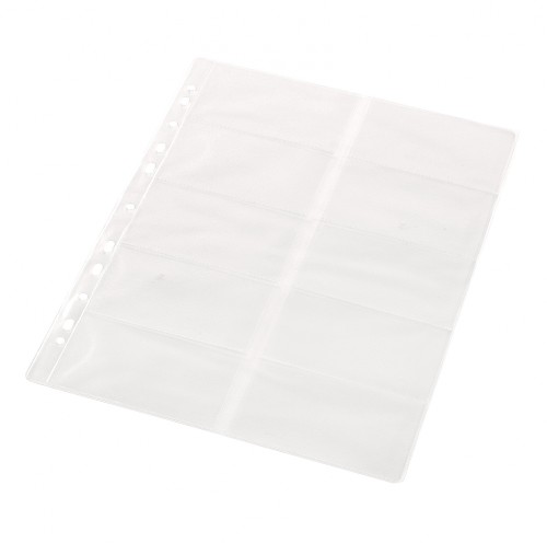 KOSZULKA DO WPINANIA PVC NA 20 WIZYTÓWEK X 10 SZT.