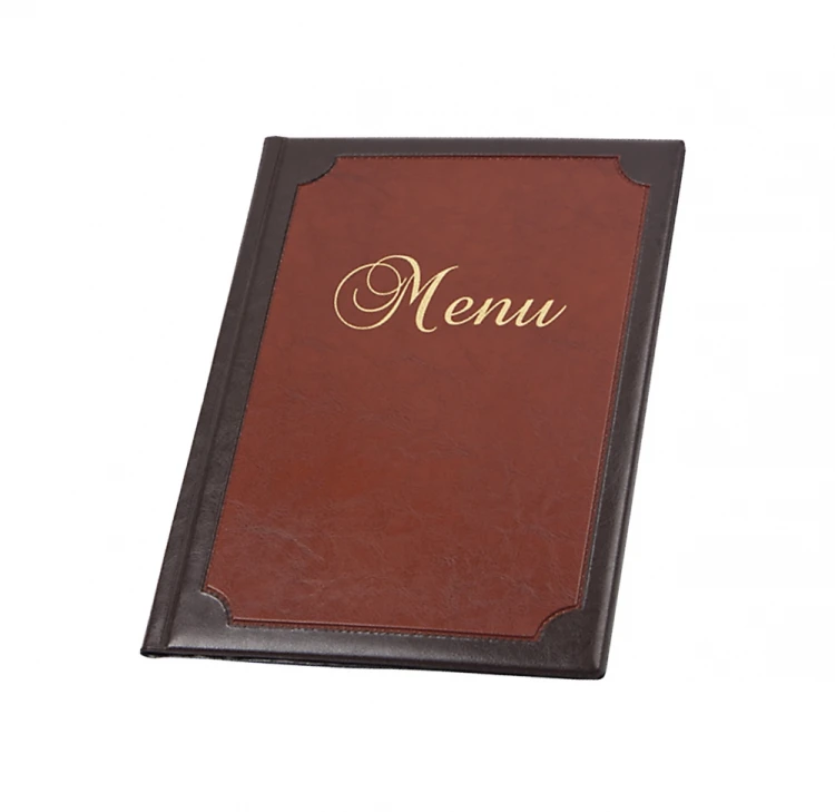TECZKA MENU A4 ŁĄCZONA BORDOWA