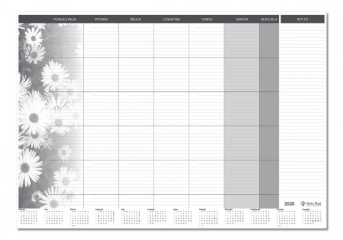 BIUWAR MIESIĘCZNY wkład (bez listwy) 470 x 330 mm