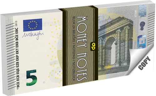NOTES 5 EURO 70 KARTEK 120 x 60 mm