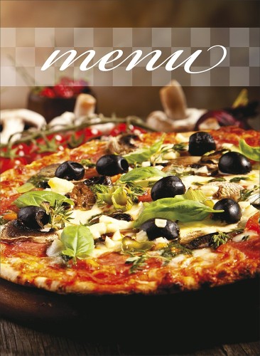 TECZKA MENU A4 Z PLAKATEM PIZZA ITALIANA
