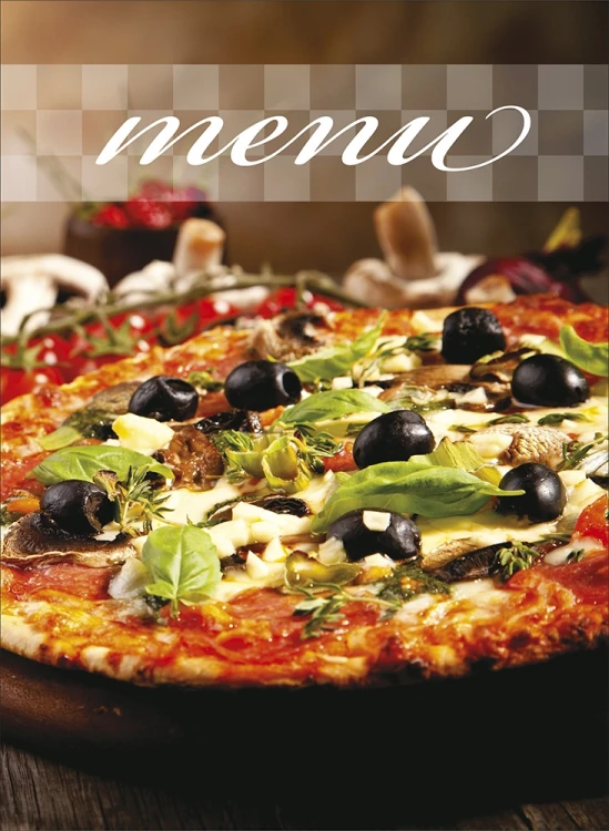 TECZKA MENU A4 Z PLAKATEM PIZZA ITALIANA