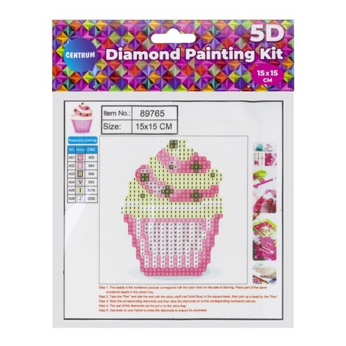 MOZAIKA DIAMENTOWA 5D KIT 15 X 15 CM BABECZKA
