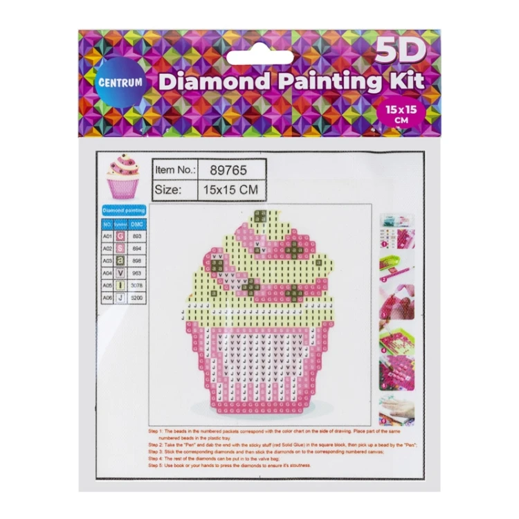 MOZAIKA DIAMENTOWA 5D KIT 15 X 15 CM BABECZKA