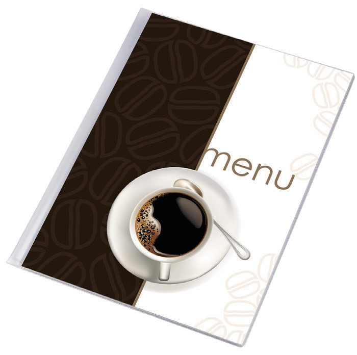 TECZKA MENU A4 Z PLAKATEM CAFFE