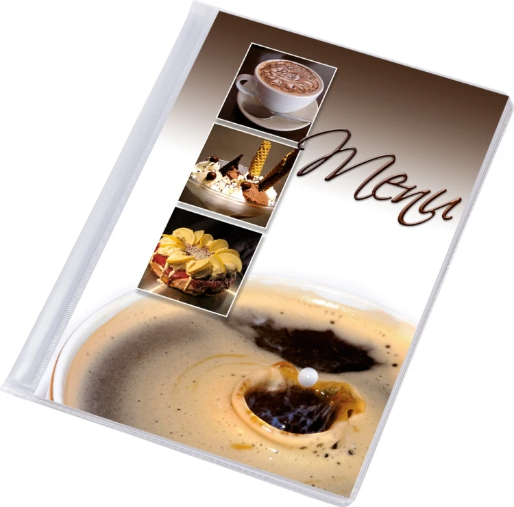 TECZKA MENU A4 Z PLAKATEM CAFFE