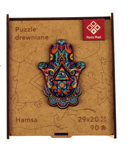 PUZZLE DREWNIANE HAMSA A4