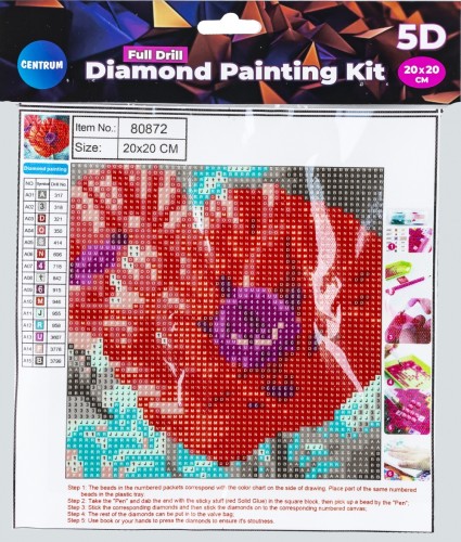 MOZAIKA DIAMENTOWA PEŁNA 20x20 cm FLOWER 2024