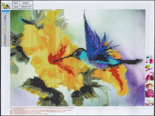 MOZAIKA DIAMENTOWA 5D KIT 30x40 cm BIRD