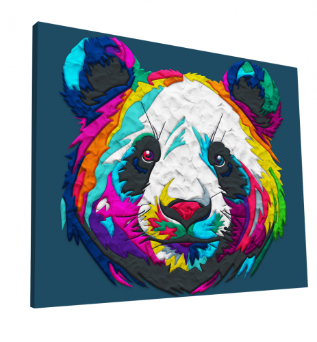 OBRAZ DO WYKLEJANIA PLASTELINĄ - PANDA