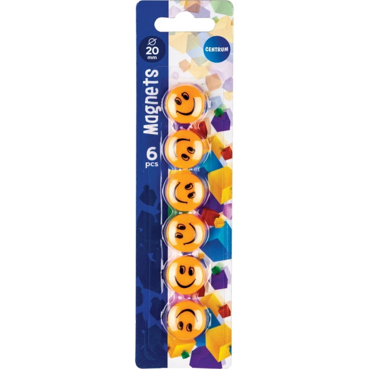 MAGNESY DO TABLICY SUCHOŚCIERALNEJ SMILE 20MM