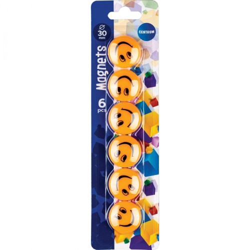 MAGNESY DO TABLICY SUCHOŚCIERALNEJ SMILE 30MM