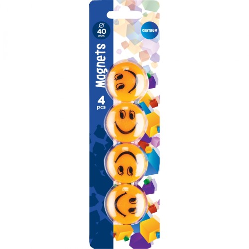 MAGNESY DO TABLICY SUCHOŚCIERALNEJ SMILE 40MM