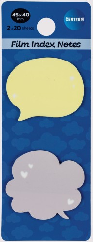 ZAKLADKI INDEKSUJĄCE IDEA 45 X 40 MM 2 X 20 SZTUK 89819