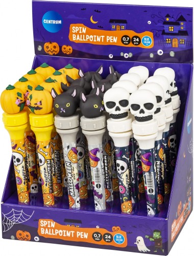 DŁUGOPIS OBROTOWY NIEBIESKI HALLOWEEN