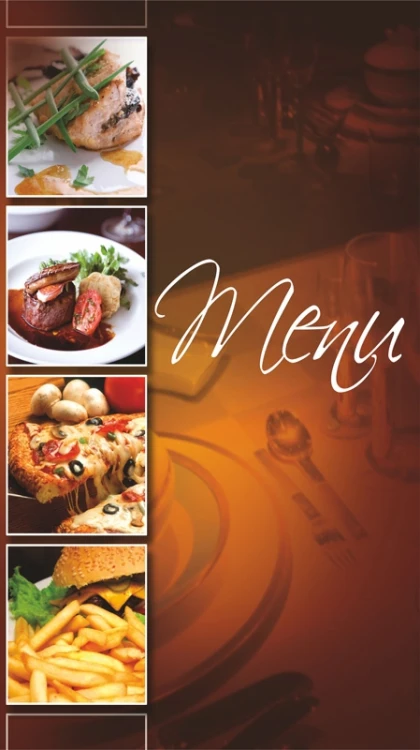 TECZKA MENU 1/2 A4 Z PLAKATEM UNIWERSALNA