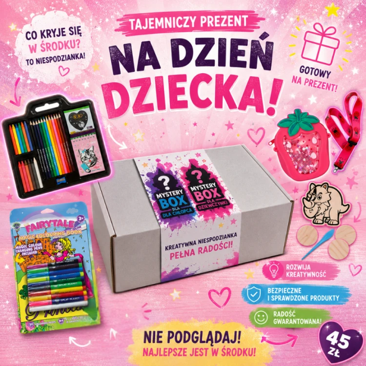 Mystery Box / Tajemniczy prezent dla dziewczynki - 45 zł