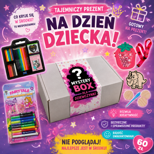 Mystery Box / Tajemniczy prezent dla dziewczynki - 60 zł
