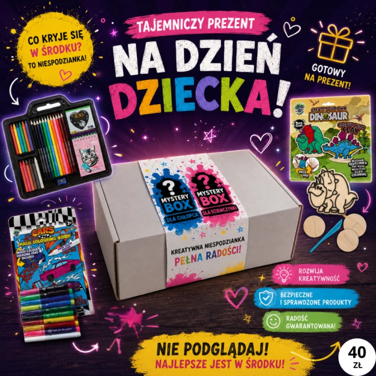 Mystery Box / Tajemniczy prezent dla chłopca - 40 zł