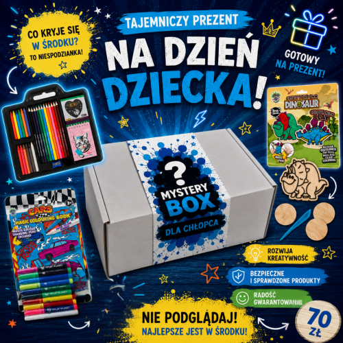 Mystery Box / Tajemniczy prezent dla chłopca - 70 zł
