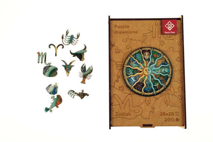 PUZZLE DREWNIANE ZODIAK A3
