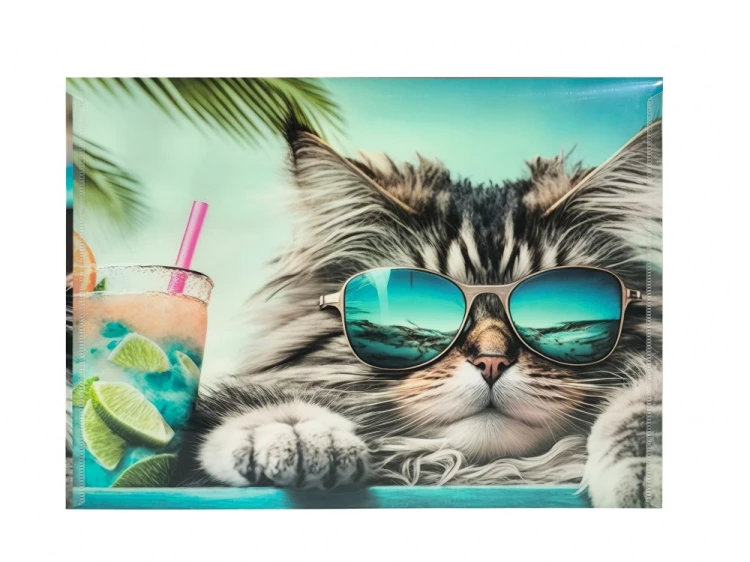 KOPERTA A4 Z NADRUKIEM - CHILLOUT CAT
