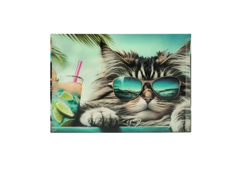 KOPERTA A5 Z NADRUKIEM - CHILLOUT CAT
