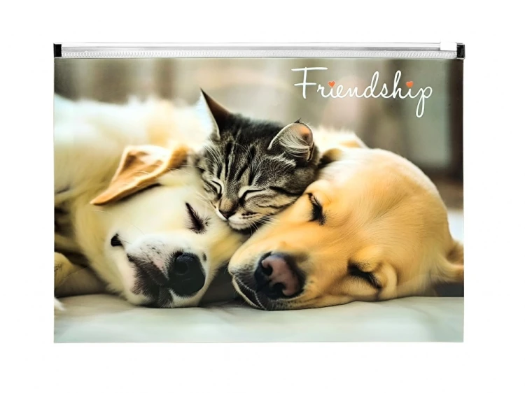 KOPERTA A4 Z NADRUKIEM ZIP - FRIENDSHIP
