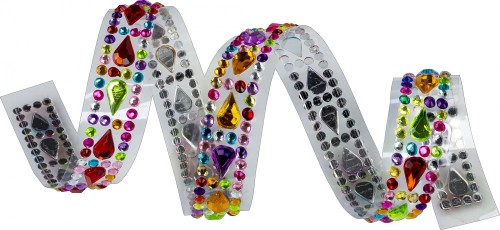 NAKLEJKI OZDOBNE - TAŚMA CRISTAL 15 X 500 MM