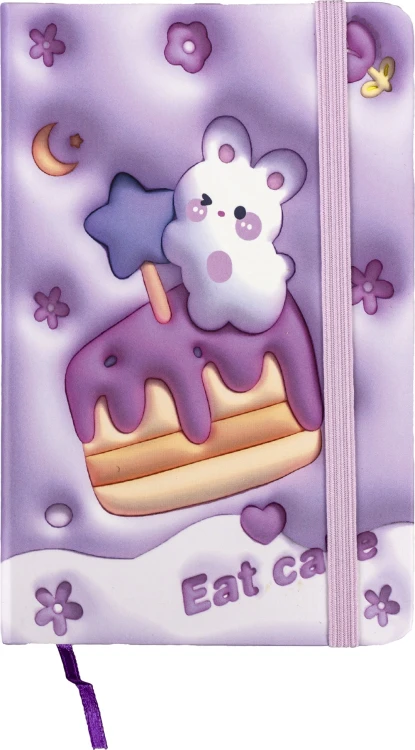 NOTES Z TWARDĄ OKŁADKĄ - KRÓLIK - A7 68X100 MM