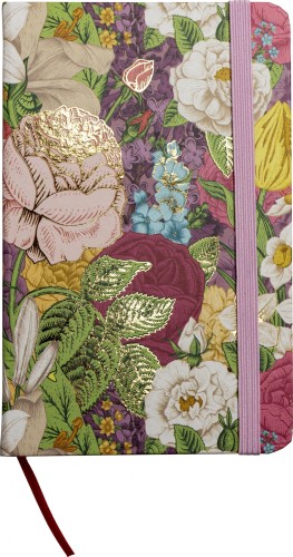 NOTES Z TWARDĄ OKŁADKĄ - KWIATY - A6 87X135 MM