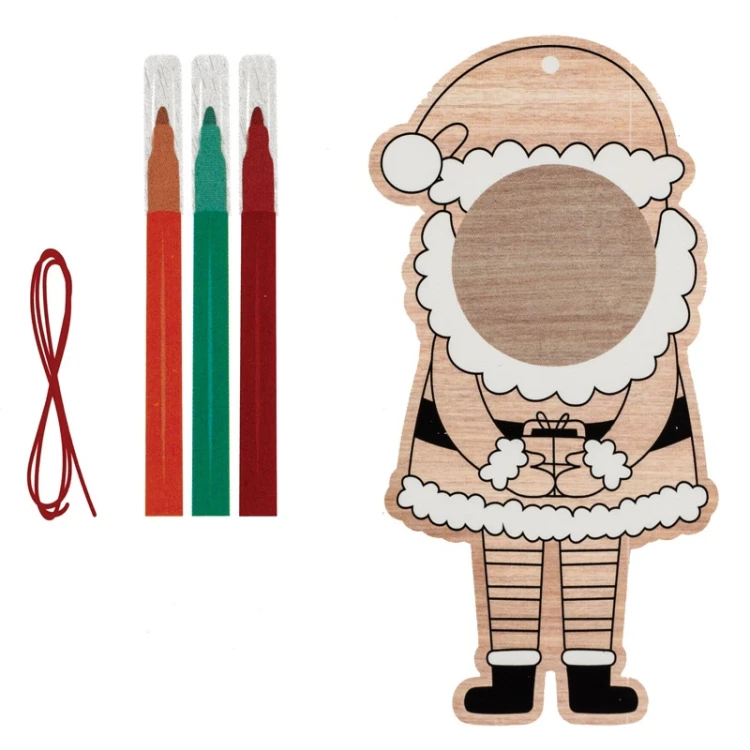 DREWNIANA RAMKA NA ZDJĘCIA  DIY MIKOŁAJ