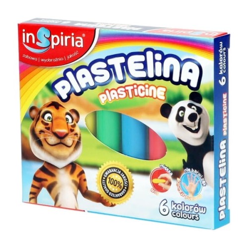 Plastelina 6 kolorów