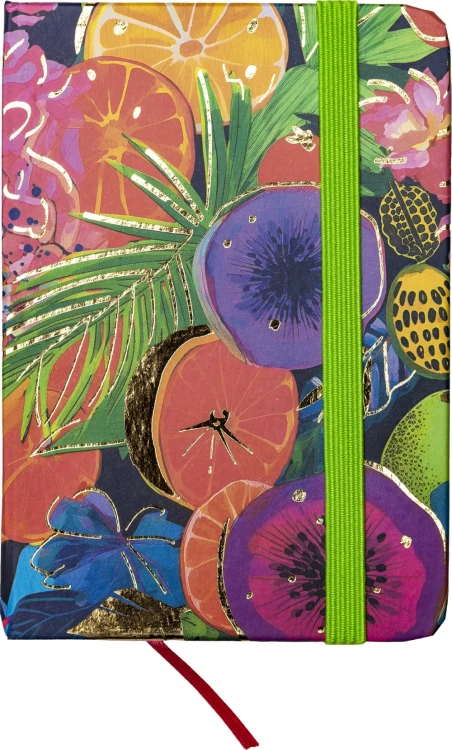 NOTES Z TWARDĄ OKŁADKĄ - OWOCE - A6 87X135 MM