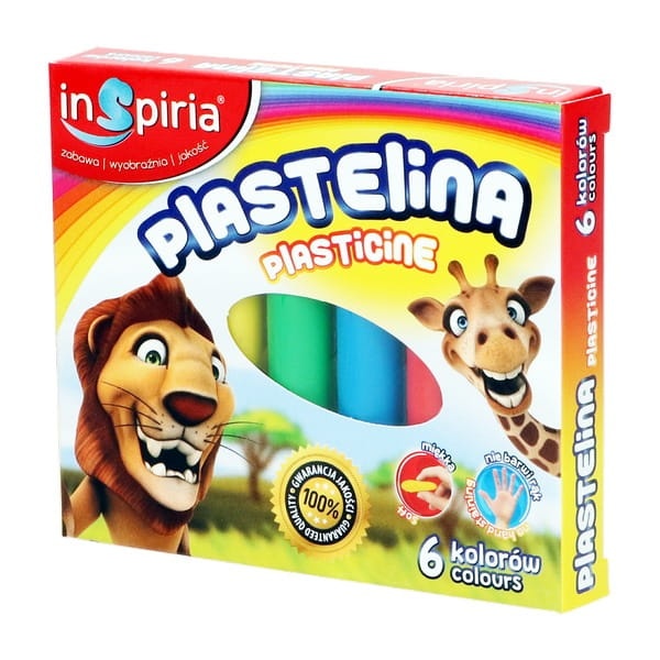 Plastelina 6 kolorów