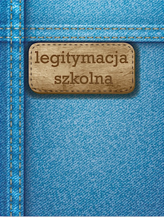 OKŁADKA NA LEGITYMACJĘ SZKOLNĄ Z NADRUKIEM